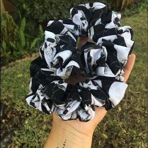 Halloween Skull Scrunchies